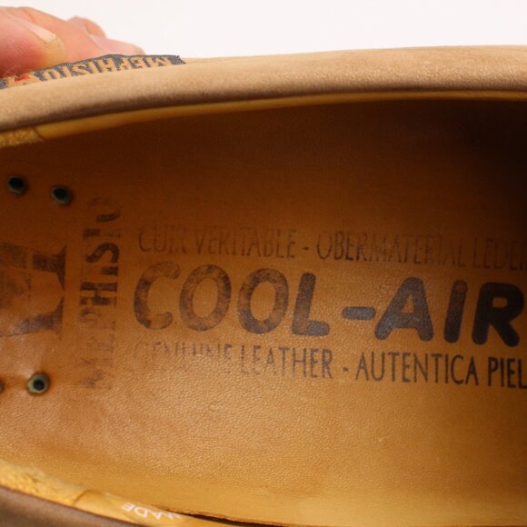 Mephisto Macbeth Men's Size 10 Loafers Beige Nubuck Leather Cool Air Casual - Picture 4 of 10